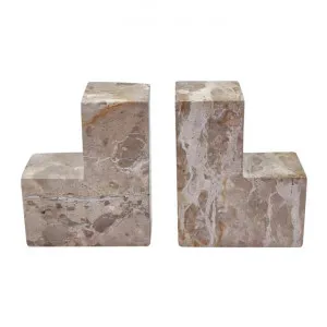 Isabella 2 Piece Marble Bookend Set, Style B by j.elliot HOME, a Desk Decor for sale on Style Sourcebook