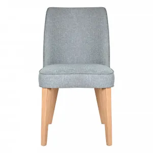 Hogan Dining Chair in Belfast Grey / Clear by OzDesignFurniture, a Dining Chairs for sale on Style Sourcebook