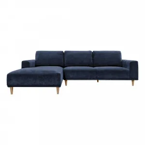 Scott 2.5 Seater Sofa + Chaise LHF in Nature Navy by OzDesignFurniture, a Sofas for sale on Style Sourcebook