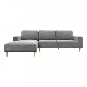 Scott 2.5 Seater Sofa + Chaise LHF in Nature Grey by OzDesignFurniture, a Sofas for sale on Style Sourcebook