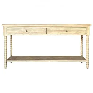 Bobbin Reclaimed Elm Timber Console Table, 160cm, Natural by Manoir Chene, a Console Table for sale on Style Sourcebook