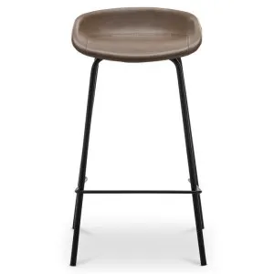 Brandon Faux Leather Counter Stool, Set of 2, Mocha by FLH, a Bar Stools for sale on Style Sourcebook