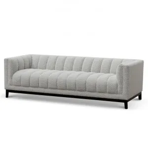 Judith 3 Seater Sofa - Light Grey Boucle by Interior Secrets - AfterPay Available by Interior Secrets, a Sofas for sale on Style Sourcebook