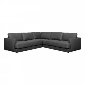 Temple Modular Sofa in Belfast Charcoal by OzDesignFurniture, a Sofas for sale on Style Sourcebook