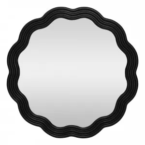 Daisy Mirror 110cm in Matte Black by OzDesignFurniture, a Mirrors for sale on Style Sourcebook