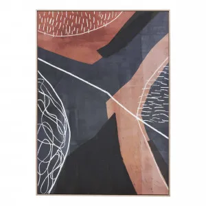 Indigo Field 1 Box Framed Canvas in 102 x 142cm by OzDesignFurniture, a Painted Canvases for sale on Style Sourcebook