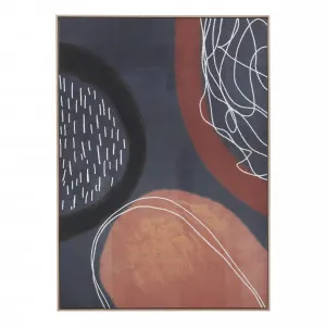 Indigo Field 2 Box Framed Canvas in 102 x 142cm by OzDesignFurniture, a Painted Canvases for sale on Style Sourcebook