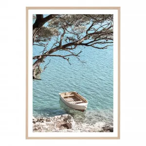 Calm Rowboat Framed Print in 87 x 122cm by OzDesignFurniture, a Prints for sale on Style Sourcebook