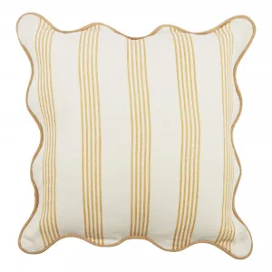 Izaro Cushion 50x50cm in Honey/White by OzDesignFurniture, a Cushions, Decorative Pillows for sale on Style Sourcebook