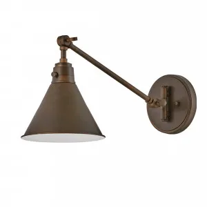 Hinkley Vintage Small Swing Adjustable Wall Sconce (E27) Olde Bronze by Hinkley, a Spotlights for sale on Style Sourcebook
