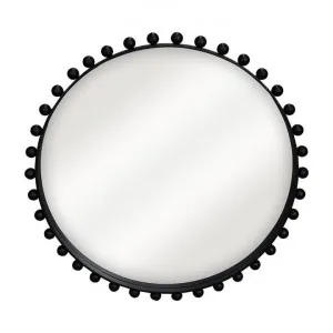 Birchgrove Round Wall Mirror, 120cm, Black by Cozy Lighting & Living, a Mirrors for sale on Style Sourcebook