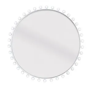 Birchgrove Round Wall Mirror, 120cm, White by Cozy Lighting & Living, a Mirrors for sale on Style Sourcebook