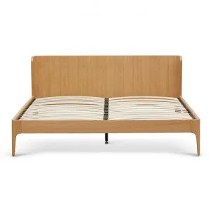 Morton Wooden Platform Bed, King, Natural by Conception Living, a Beds & Bed Frames for sale on Style Sourcebook