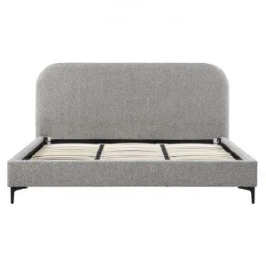 Notmark Boucle Fabric Platform Bed, Queen, Sand by Conception Living, a Beds & Bed Frames for sale on Style Sourcebook