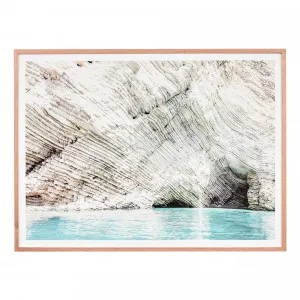 White Cliff Framed Print in 140 x 100cm by OzDesignFurniture, a Prints for sale on Style Sourcebook