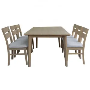 Griffith Acacia Timber 7 Piece Dining Table Set, 180cm by Dodicci, a Dining Sets for sale on Style Sourcebook