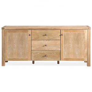 Aberdeen Elm Timber 2 Door 3 Drawer Buffet Table, 180cm by Dodicci, a Sideboards, Buffets & Trolleys for sale on Style Sourcebook