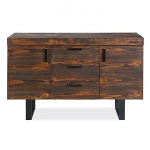 Delray Reclaimed Pine Timber & Metal 2 Door 3 Drawer Buffet Table, 150cm by Dodicci, a Sideboards, Buffets & Trolleys for sale on Style Sourcebook