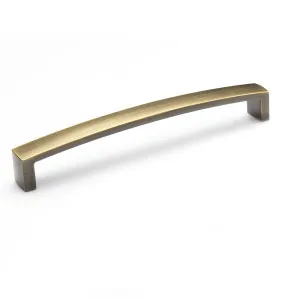 Momo New Hampton D Handle - Dark Brushed Brass by Momo Handles, a Cabinet Handles for sale on Style Sourcebook