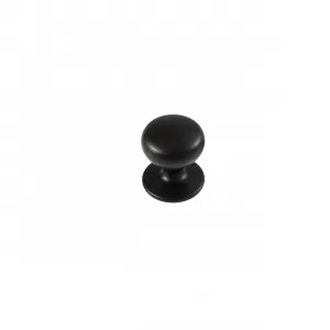 Momo New Hampton Knob - Matt Black by Momo Handles, a Cabinet Hardware for sale on Style Sourcebook