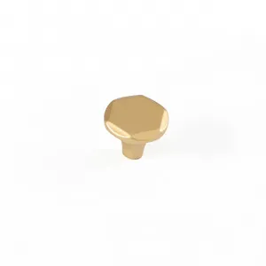 Momo Caselle Knob - Satin Brass by Momo Handles, a Cabinet Hardware for sale on Style Sourcebook