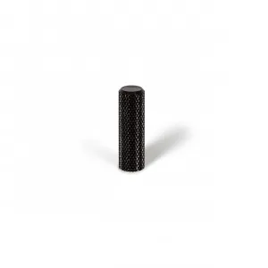 Momo Graf Knurled Cylinder Knob - Brushed Black by Momo Handles, a Cabinet Hardware for sale on Style Sourcebook