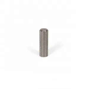 Momo Graf Knurled Cylinder Knob - Dull Brushed Nickel by Momo Handles, a Cabinet Hardware for sale on Style Sourcebook