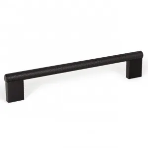 Momo Graf Knurled D Handle - Brushed Black by Momo Handles, a Cabinet Hardware for sale on Style Sourcebook