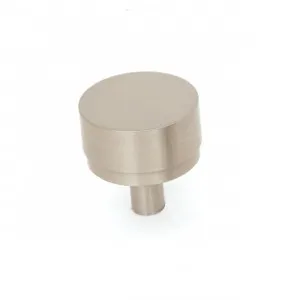 Momo Bellevue Solid Brass Plain Knob 35mm In Dull Brushed Nickel by Momo Handles, a Cabinet Hardware for sale on Style Sourcebook