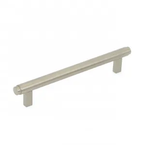 Momo Bellevue Solid Brass Plain Bar Pull In Dull Brushed Nickel by Momo Handles, a Cabinet Hardware for sale on Style Sourcebook