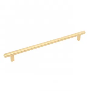Momo Bellevue Solid Brass Plain Appliance Pull 416mm In Brushed Satin Brass by Momo Handles, a Cabinet Hardware for sale on Style Sourcebook