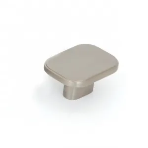 Momo Aspen Solid Brass Knob 40mm In Dull Brushed Nickel by Momo Handles, a Cabinet Hardware for sale on Style Sourcebook