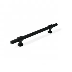 Momo Belgravia Solid Brass Bar Pull 160mm In Matt Black by Momo Handles, a Cabinet Hardware for sale on Style Sourcebook
