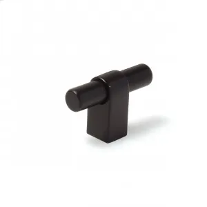 Momo Maida T Knob 52mm in Matt Black by Momo Handles, a Cabinet Hardware for sale on Style Sourcebook