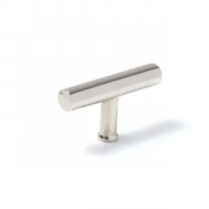 Momo Strano T Knob 60mm in Polished Nickel by Momo Handles, a Cabinet Hardware for sale on Style Sourcebook