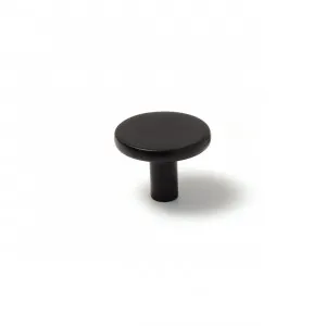 Momo Vena Knob 35mm in Matt Black by Momo Handles, a Cabinet Hardware for sale on Style Sourcebook