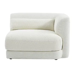 Santa Monica Boucle Ivory 1.5 Seat Right Arm Facing Sofa Module by James Lane, a Sofas for sale on Style Sourcebook