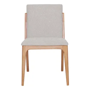 Jensen Dining Chair in Talent Beige / Clear by OzDesignFurniture, a Dining Chairs for sale on Style Sourcebook