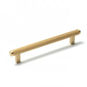 Momo Bellevue Solid Brass Lined Bar Pull In Brushed Satin Brass by Momo Handles, a Cabinet Hardware for sale on Style Sourcebook