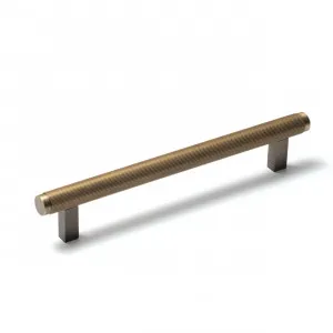 Momo Bellevue Solid Brass Lined Bar Pull In Dark Brushed Brass by Momo Handles, a Cabinet Hardware for sale on Style Sourcebook