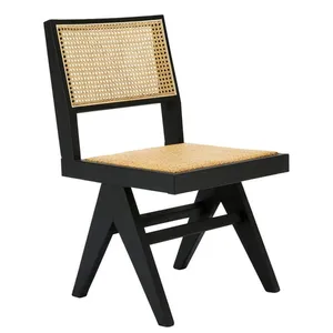 Azul Dining Armless Chair Black and Rattan by James Lane, a Dining Chairs for sale on Style Sourcebook