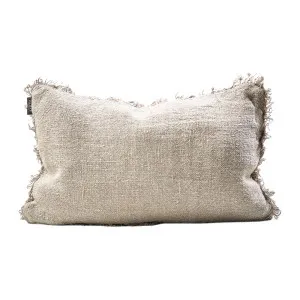 Bedouin Linen Cushion - Natural by Eadie Lifestyle, a Cushions, Decorative Pillows for sale on Style Sourcebook