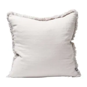 Luca® Boho Linen Cushion - Silver Grey by Eadie Lifestyle, a Cushions, Decorative Pillows for sale on Style Sourcebook