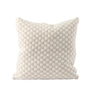 Gambit Cushion - White/Silver by Eadie Lifestyle, a Cushions, Decorative Pillows for sale on Style Sourcebook
