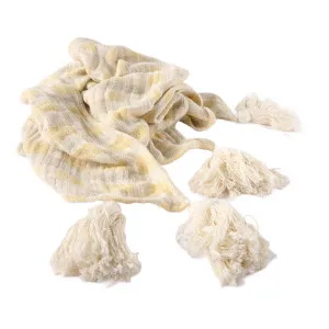 Felice Throw - Butter/Natural/Off White by Eadie Lifestyle, a Throws for sale on Style Sourcebook