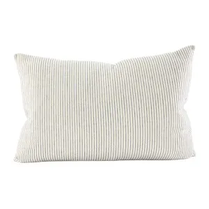 Marina Cushion - Off White w' Ink Stripe by Eadie Lifestyle, a Cushions, Decorative Pillows for sale on Style Sourcebook