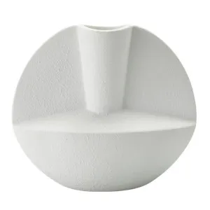 Fynn Vase White - 34cm by James Lane, a Vases & Jars for sale on Style Sourcebook