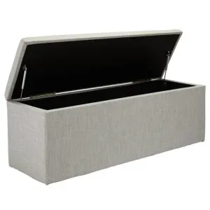 Milton Blanket Box Light Grey by James Lane, a Baskets & Boxes for sale on Style Sourcebook
