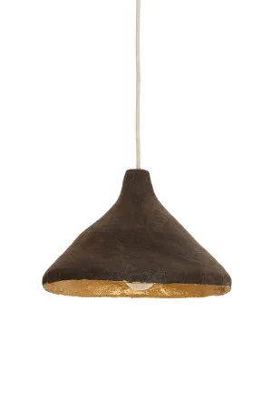 Cone Pendant Light - Charcoal by Her Hands, a Pendant Lighting for sale on Style Sourcebook