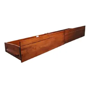 Cosimo Rubberwood Timber Trundle Drawer Storage, King Single, Brown by Brighton Home, a Bedroom Furniture for sale on Style Sourcebook